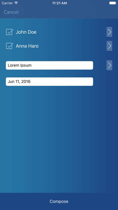 Write a letter Screenshot