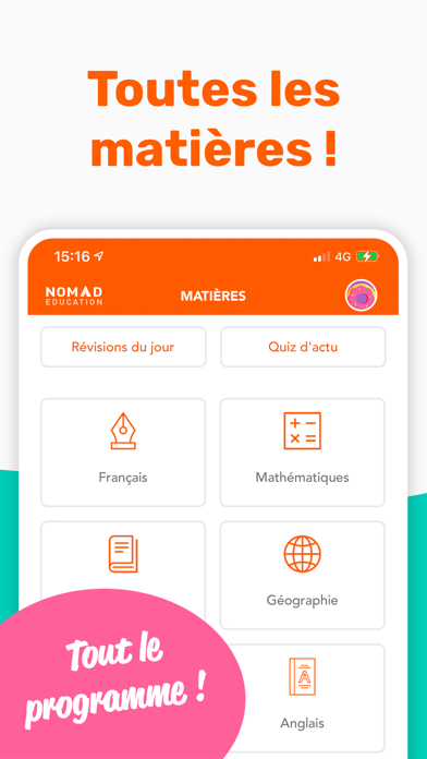 Brevet Bac Licence 2025 Nomad iPhone screenshot 4 - Education app