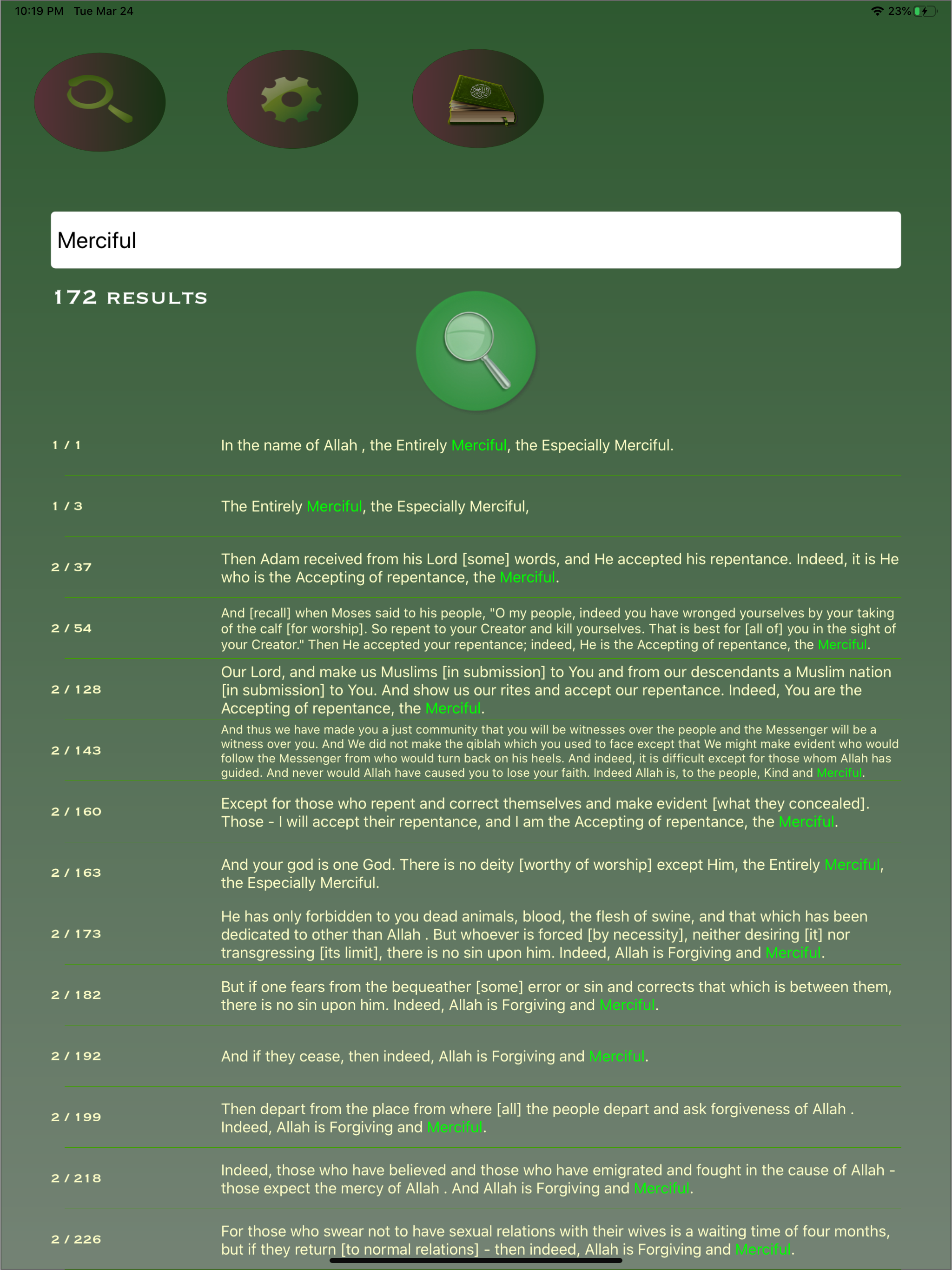 Offline Quran Audio Reader Pro screenshot 13
