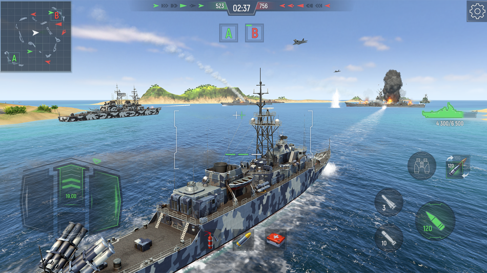 #7. Force of Warships: Battle Ship (macOS) От: XDEVS LTD