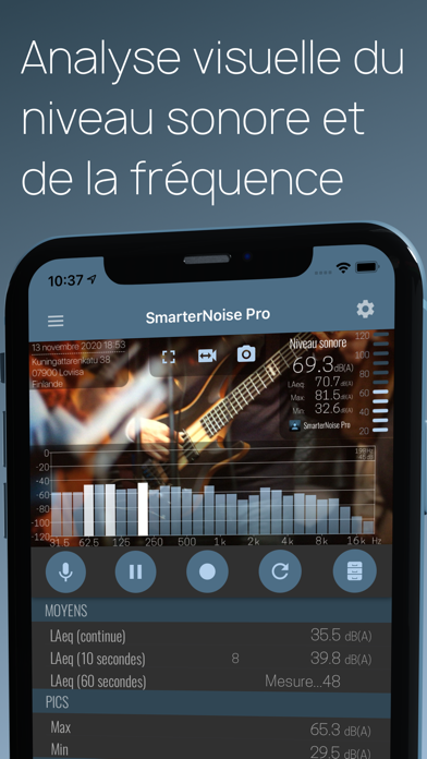 Screenshot #1 pour SmarterNoise Pro