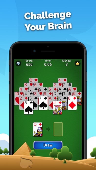 Pyramid Solitaire - Card Games Screenshot