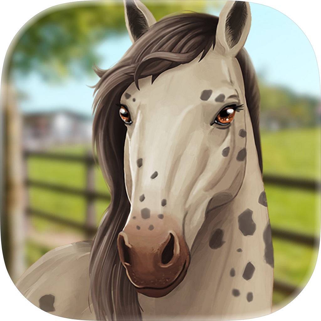 Apple App Store cover for Horse Hotel - care for horses