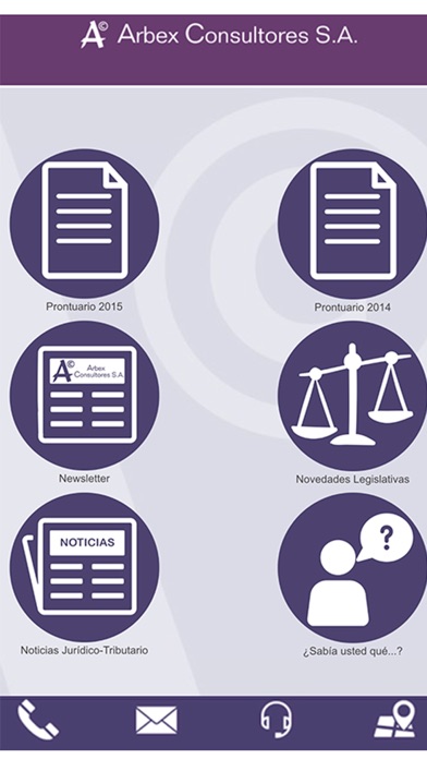 Arbex Consultores app screenshot