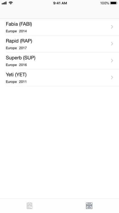 Screenshot 5 di 6 di Car parts for Skoda - diagrams