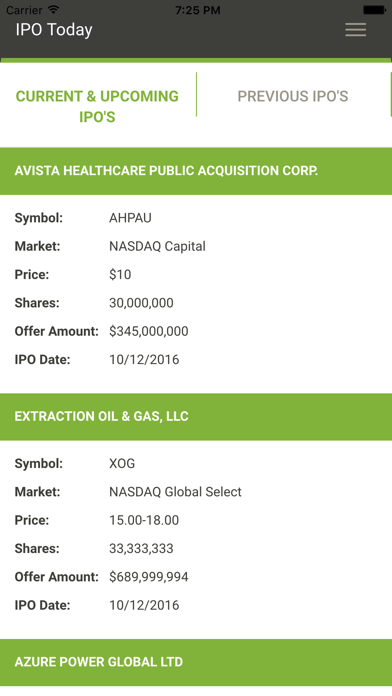 Screenshot #2 pour IPO Today