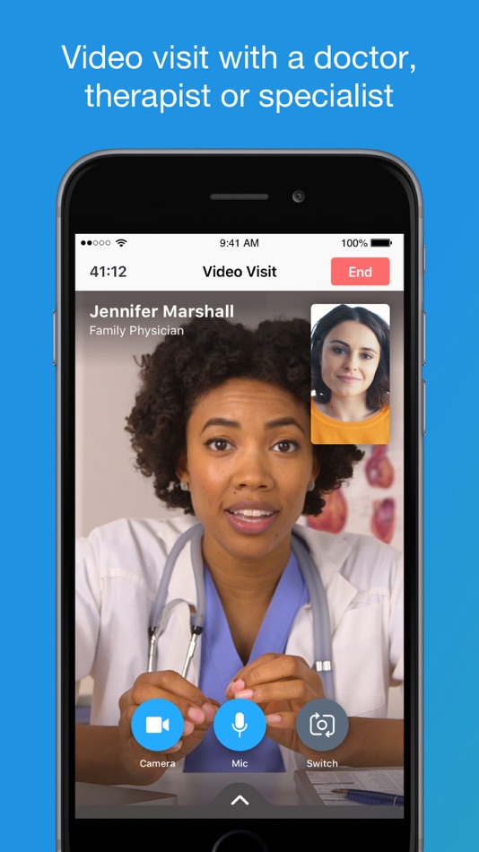 #1. Amwell: Doctor Visits 24/7 (iOS) Av: American Well