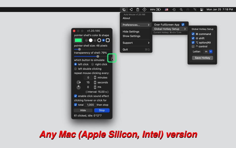 #2. Auto Mouse (macOS) 由: Jiulong Zhao