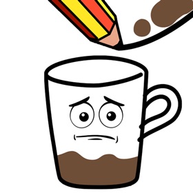 Draw Happy Coffee: Tidy Puzzle