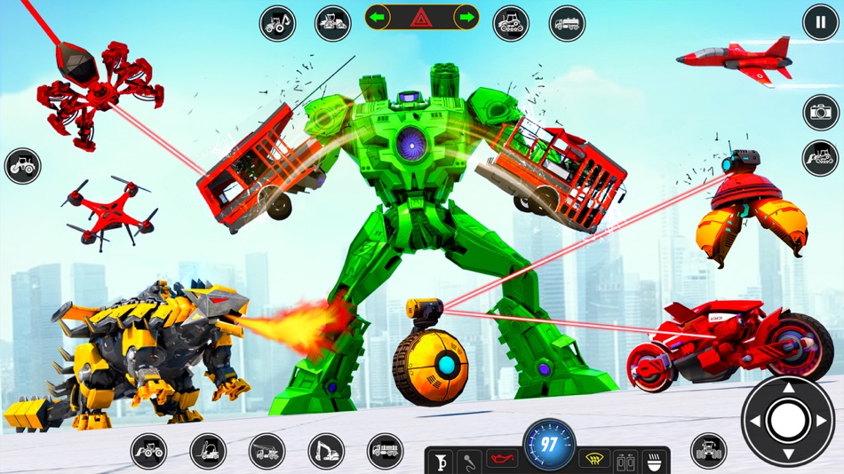 #2. Super Robot Transform Games 3D (iOS) بواسطة: Muhammad Salman