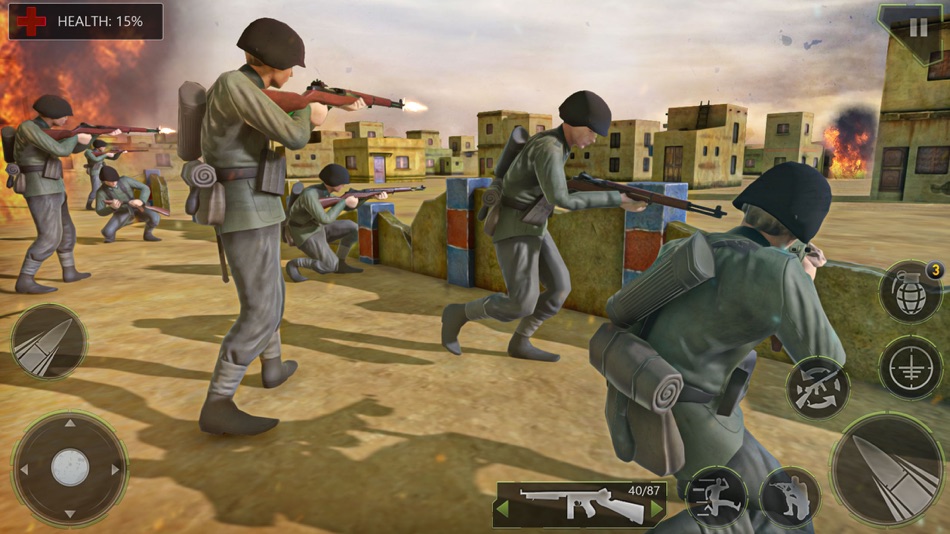 #5. Call of Army WW2 Shooter Game (iOS) 来自: Asad Habib
