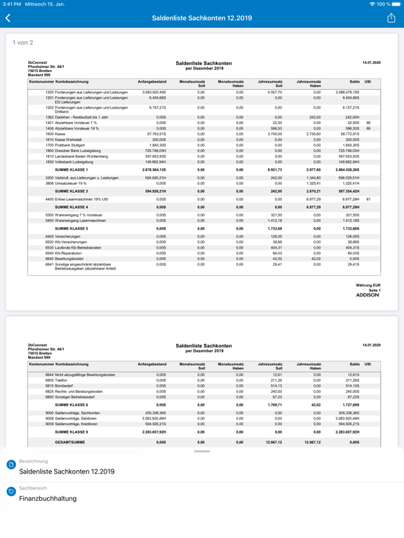 ADDISON Direkt Mein Berater iPad screenshot