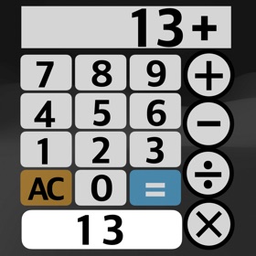 Calculator with 13 button