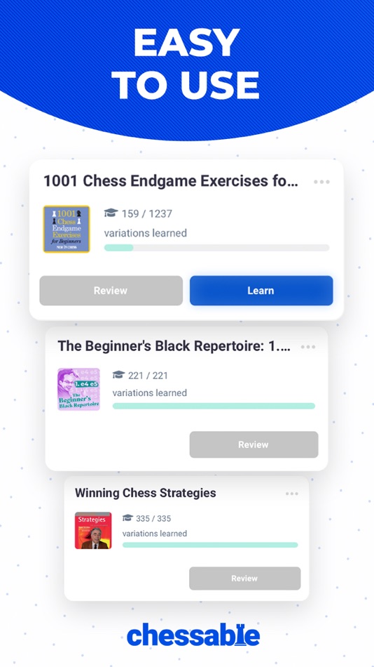 #2. Chessable: Study Chess Smarter (iOS) 由: Chess.com
