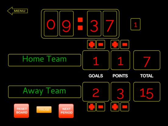Screenshot #5 pour ScoreKeeper ScoreBoard