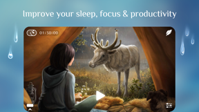 Rainy Sleep Rain Sounds HQ 3D screenshot