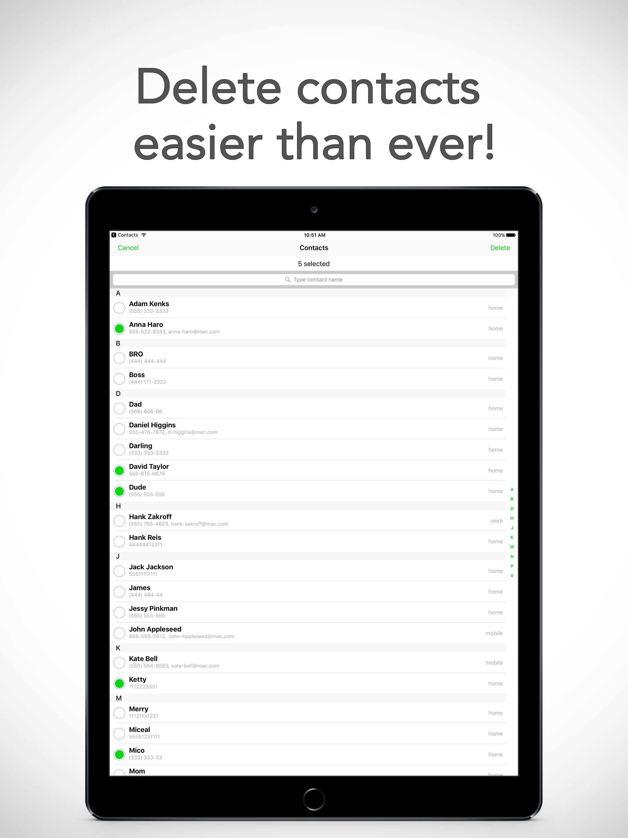 My Contacts Editor +