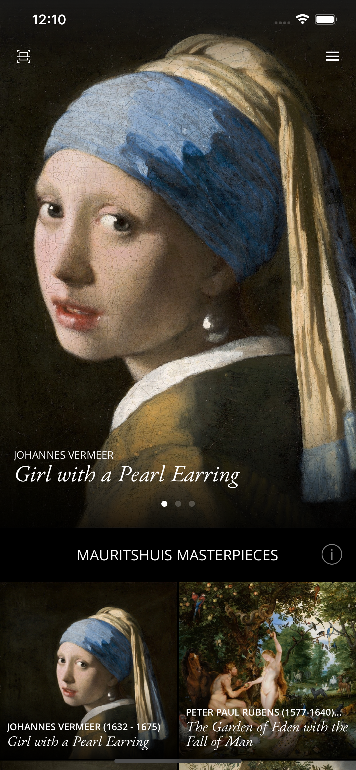 Second Canvas Mauritshuis