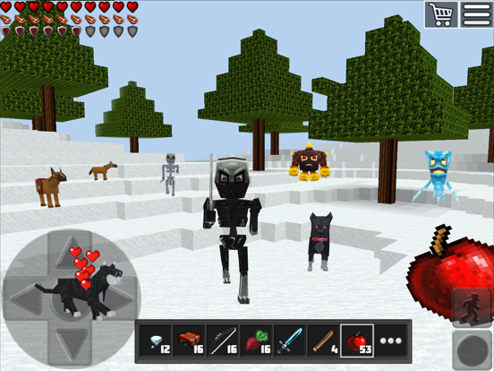 World of Cubes Craft & Mine 3D iPad screenshot
