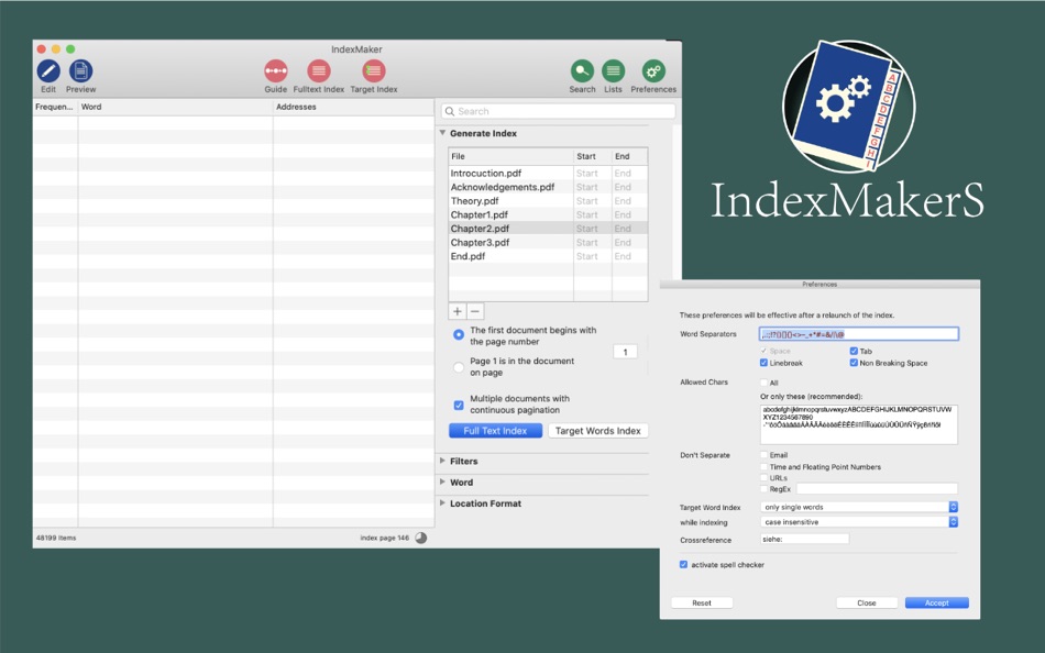 #1. IndexMakerS (macOS) 由: McEbs