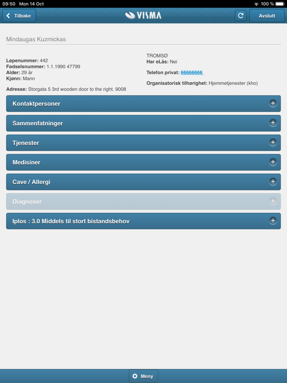 Screenshot #5 pour Visma Mobil Omsorg