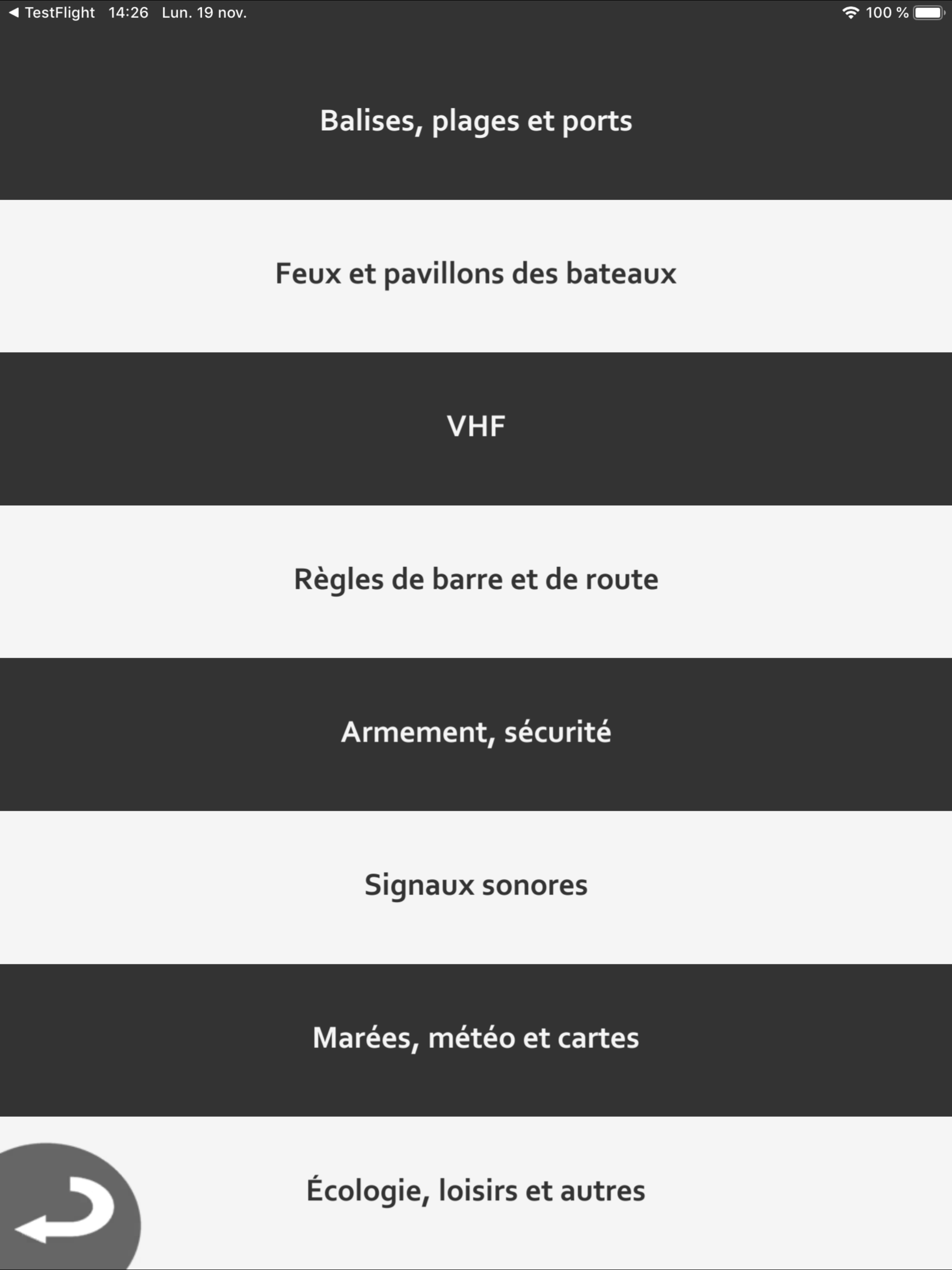 Examen Permis Bateau - Côtier