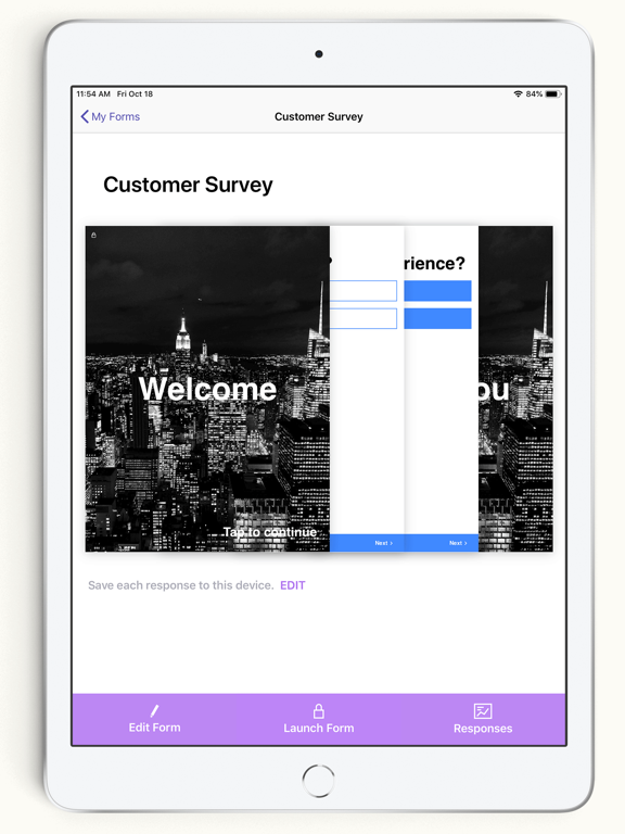 Form Builder Pro iPad screenshot