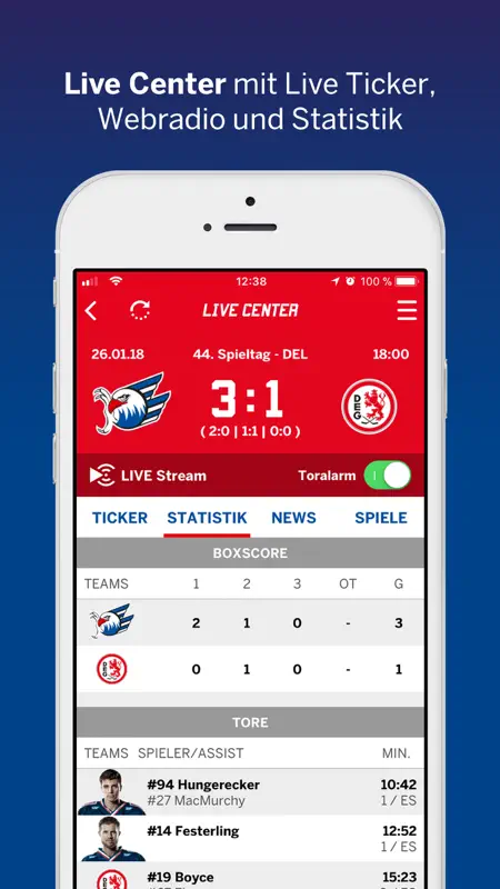 Adler Mannheim screenshot 2 of 6