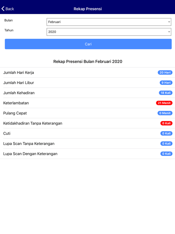 e-Presensi ASN Kab Sleman iPad screenshot