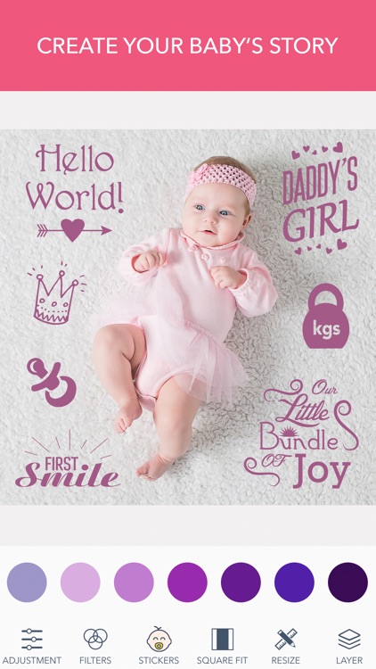 Pregnancy & Baby Milestone Art