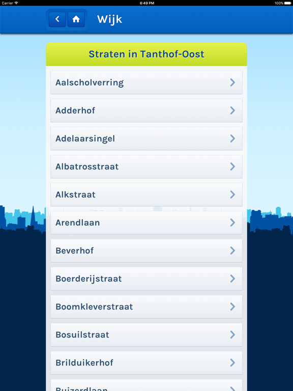 Straatnamen van Delft iPad screenshot 4 - Reference app