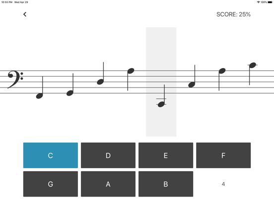 LASIDO: learn to read music iPad screenshot 2 - Music app