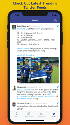 Cricket Fever:Live Score Stats screenshot 6