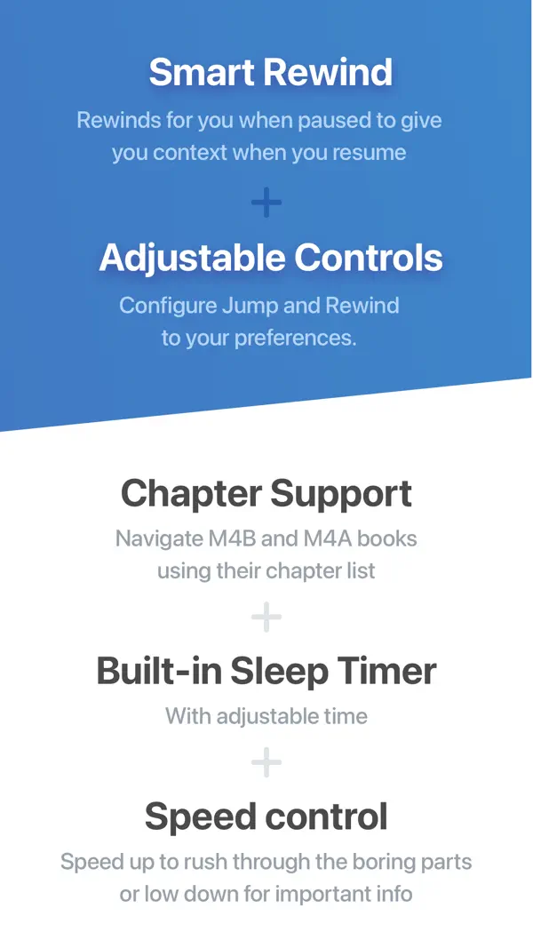 BookPlayer iPhone App Screenshot 5 – Bücher