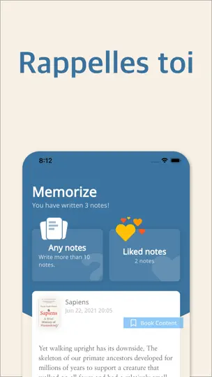 Capture d'écran de Bookmory - Book Tracker sur iPhone 6