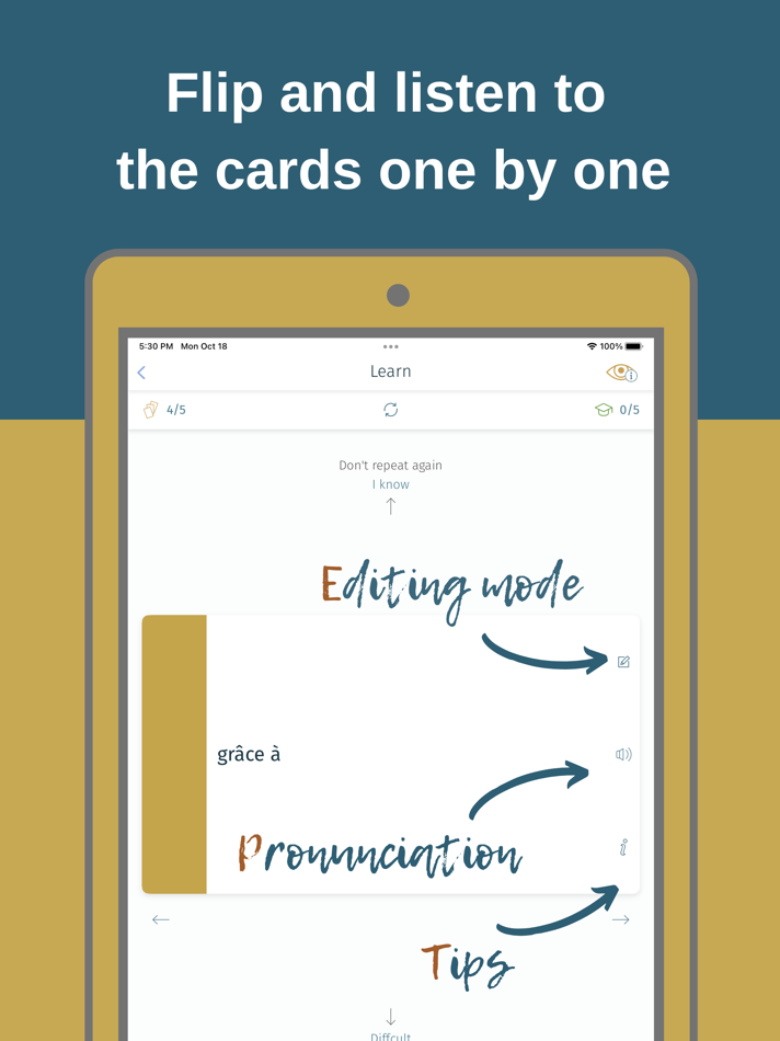 #5. MemoWord: FlashCards Maker app (iOS) 由: Elena Tikhonova