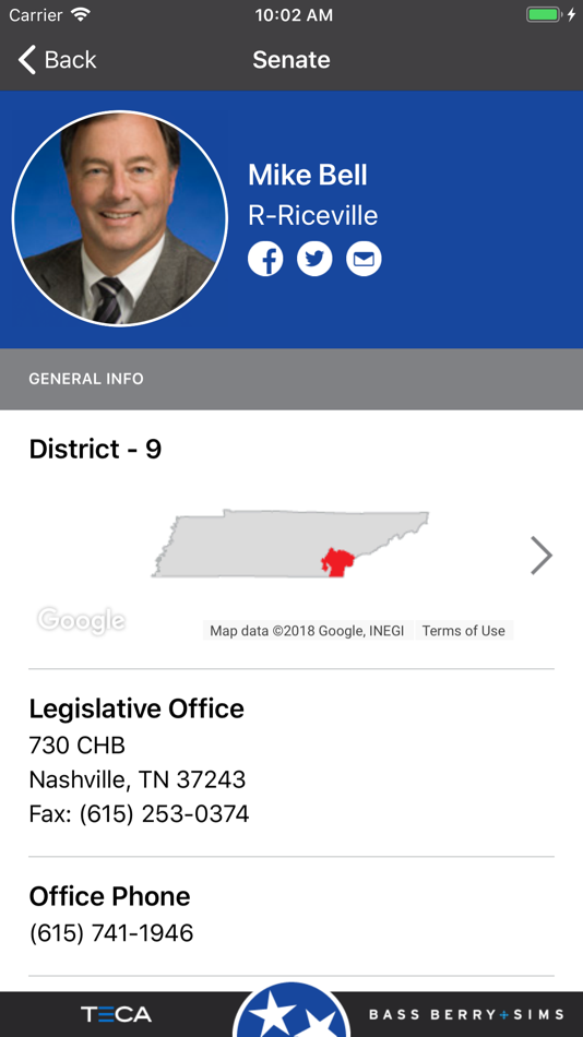 #4. TN General Assembly (iOS) 게시자: Tennessee Electric Cooperative Association