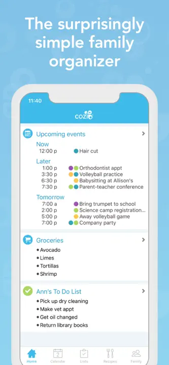 Cozi Family Organizer: Screenshot 1 von 6