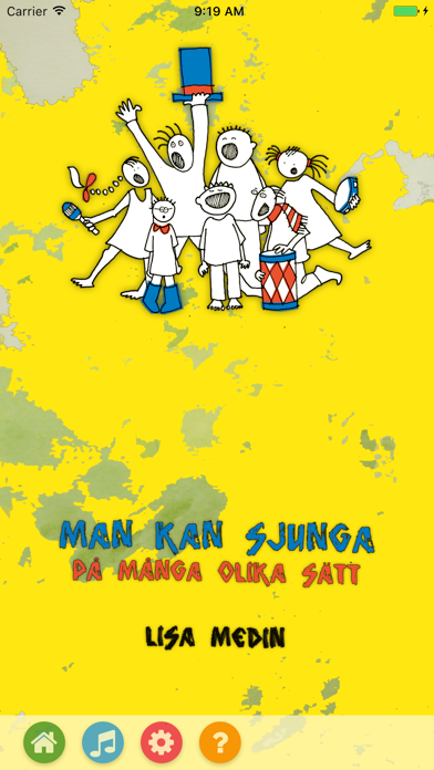 Man kan sjunga app screenshot