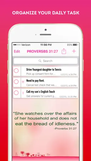 Proverbs 31:Daily OrganizerPro screenshot 1