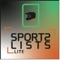 SportsLists Lite is the basic version of the SportsLists App