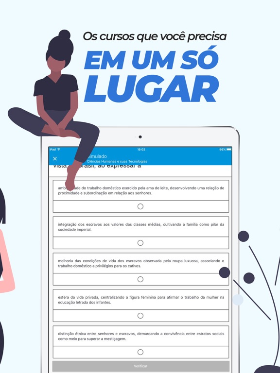 Cursinho da Poli iPad screenshot 4 - Education app