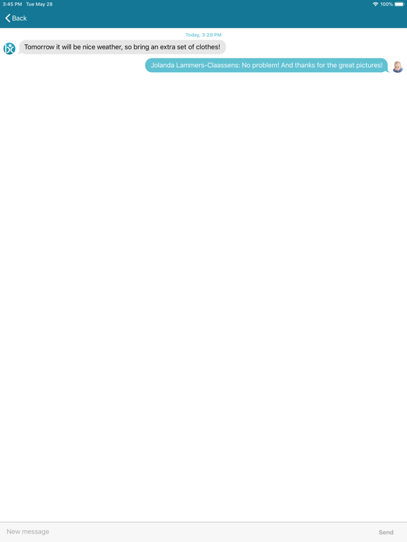 Bitcare for Parents iPad screenshot 4 - Social Networking app