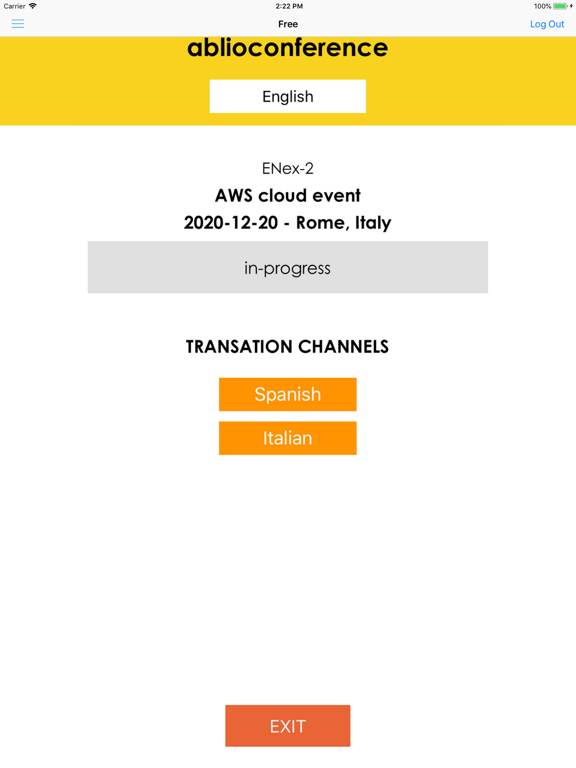 App screenshot