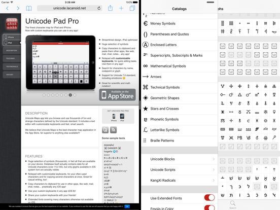 Screenshot #4 pour Unicode Pad Pro with keyboards