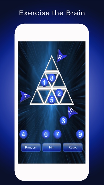 Magic Hexagon Number Puzzle