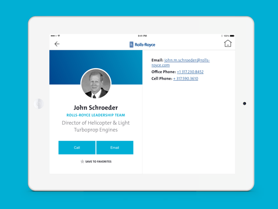 Rolls-Royce FIRST Network iPad screenshot 5 - Reference app