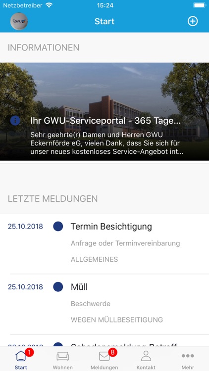 GWU Service App