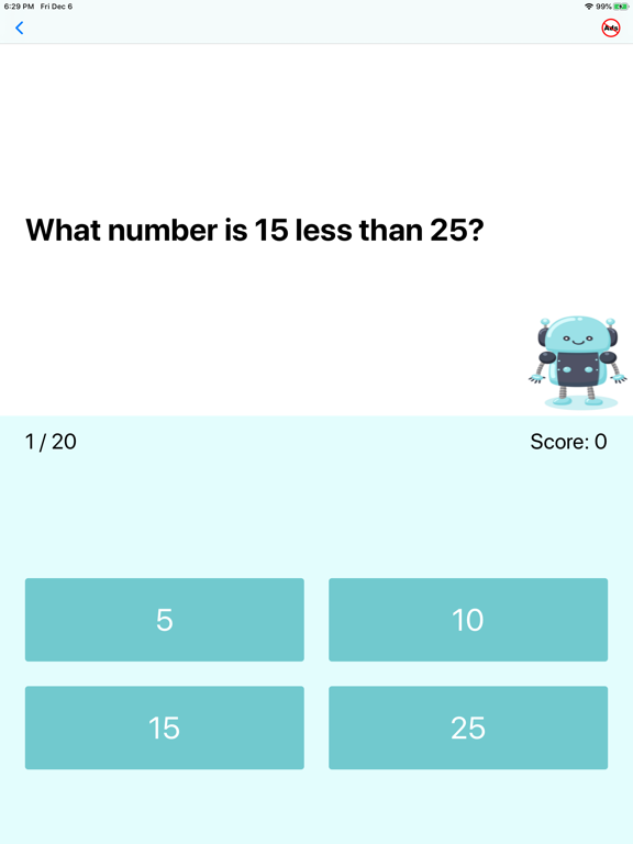 Second Grade Math Quiz iPad screenshot 5 - Education app