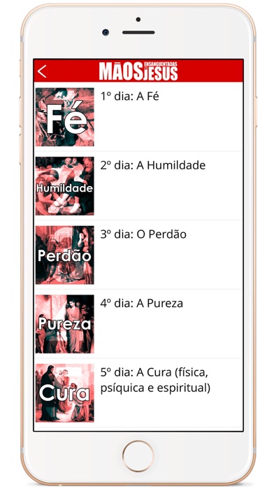 Mãos Ensanguentadas de Jesus Screenshot
